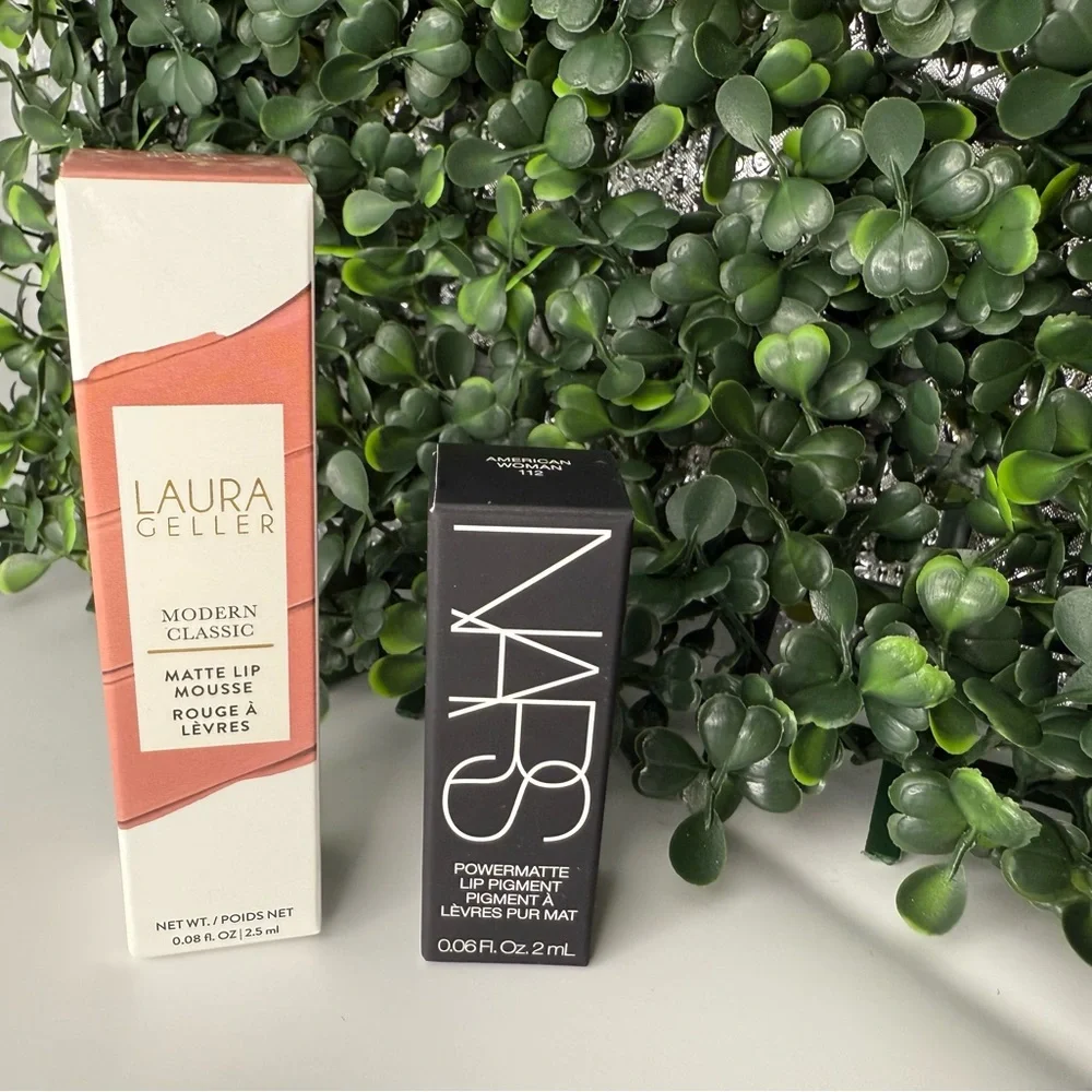 NEW BUNDLE: Laura Geller Matte Lip Mousse + NARS Lip Pigment